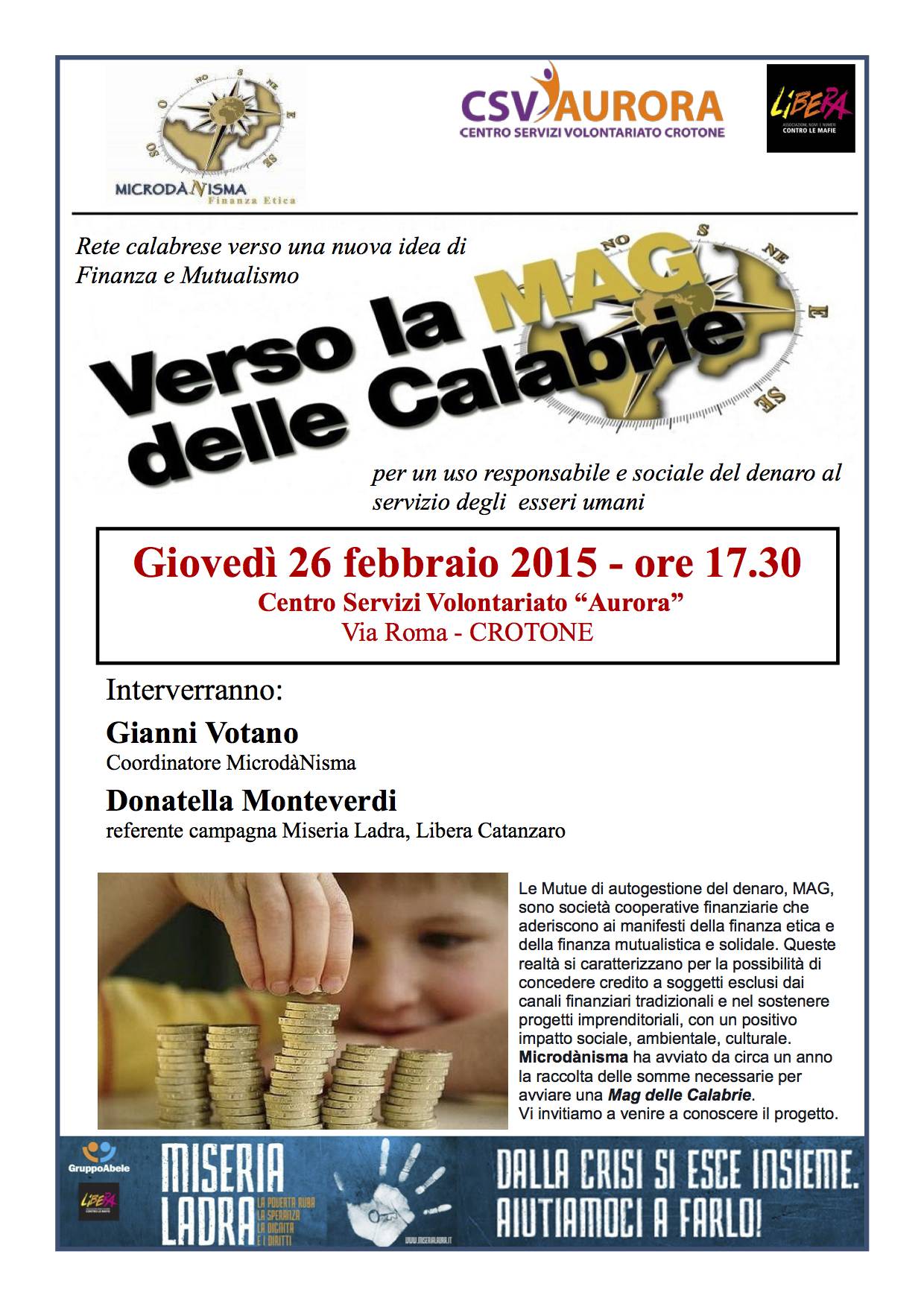 Verso la Mag delle Calabrie